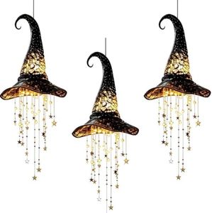 Halloween Witch Hat Hanging Decor Light