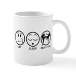 CafePress Eat Sleep Muay Thai Mug 11 oz (325 ml) Ceramic Coffee Mug