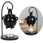 RAJX Hanging Cauldron Wax Melt Burners, Essential Oils and Fragrance Scented Melter, Aromatherapy Ornaments for Home Decor, Living Room, Witchcraft