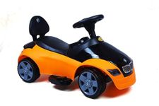 kidsROAR Kids car Battery Operated with USB & Bluetooth Support Music System | Electric Car for Kids Foot Accelerator | Without Remote Control | for 1 Year to 5 Year Kids | Best Gifting Item (Orange)