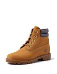 Timberland Unisex Kids 6 Inch Wr Basic (Junior) Ankle Boot, Wheat, 3.5 UK