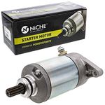 NICHE Starter Motor Assembly 31100-19B00 High Torque for Arctic Cat Suzuki QuadRunner 250 4WD KingQuad 300