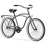 sixthreezero Around The Block Men Beach Cruiser Bike, 1/3/7/21 Speed Bicycles, 26"/24" Wheels, Multiple Colors