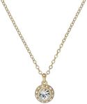 Ted Baker London Soltell Solitaire Sparkle Crystal Necklace for Women (Gold/Crystal)