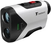 TAKENJOY Golf Rangefinder with Slope, 1200Yards Laser Range Finder for Golfing, 6X Magnification with Flag Pole Locking Vibration, Rechargeable Range Finder with Magnet