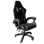 Millhouse Sport Desk Chair Adjustable Office Gaming Racing Chair Lumbar and Head Pillow Chair X3577 - Grey