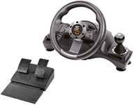 Superdrive - Racing steering wheel Drive Pro GS700with gear lever, pedals and vibrations for PS4 - Xbox One - PC and PS3