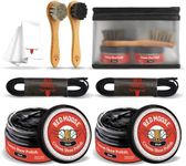 RED MOOSE 7pc Black Leather Shoe an