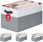 Criusia 4 Pack Large Storage Basket