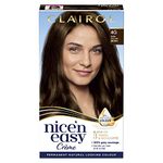 Clairol Nice'n Easy Crème, Natural Looking Oil Infused Permanent Hair Dye, 4G Dark Golden Brown,package may vary