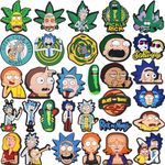 GDJEWLS 10 Pcs Toon Series Shoe Charms for Shoes, Wristbands and Bags Decoration | Non-Breakable, Non-Toxic PVC Shoes Charms | Fun Gift for Kids, Boys, Girls and Adults