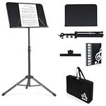 AODSK Sheet Music Stand,2 in 1 Dual