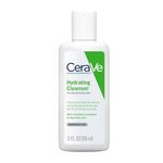 CeraVe Hydrating Cleanser For Normal To Dry Skin (88ml) - Non-Foaming Face Wash with Hyaluronic Acid And Ceramides | Non-Comedogenic, Non-Irritating And Fragrance-Free Cleanser