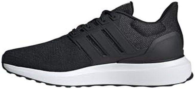 adidas Men's UBounce DNA Sneaker, Black/Black/White, 10