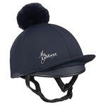 LeMieux Unisex Young Rider Hat Silk in Indigo - Breathable Headwear with 4 Way Stretch Fabric - Snug & Secure Fit - One Size