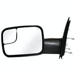 AutoShack Driver Towing Mirror Power Black Textured Heated Manual Folding Replacement for 2002-2009 Dodge Ram 1500 Ram 2500 Ram 3500 3.7L 4.7L 5.7L 5.9L 6.7L 8.0L 8.3L V6 V8 4WD RWD KAPCH1320228