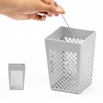 A Bar Above Dishwasher Basket – Plastic Straw Basket to Wash Reusable Straws, Cocktail Picks, & Small Items – Home & Commercial Kitchen Accessories