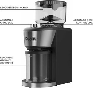 Dualit Burr Coffee Grinder – Adjustable Grind Settings
