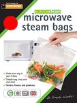 Toastabags Microwave steam (Pack of 100) Medium Bags, 21 x 16.5 x 1.75 cm