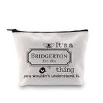 TV Show Inspired Makeup Bag Cosmetic Bag Gift Toiletry Bag for Fans Girls Women (It's a Bridgert-on EU)