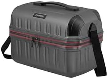 travelite DYNAMIIC Kosmetikkoffer, Beautycase 27x38x23 cm, ABS Hartschale, Koffer Aufsteckfunktion, 20 Liter, 1,2 kg