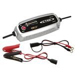 CTEK MXS 5.0 EU Car Battery Charger for BMW, Audi, Mercedes, Lamborghini, Ferrari (Silver)