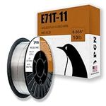 PGN Flux Core Welding Wire - E71T-11 .035 Inch - 10 Pound Spool - Gasless Mild Steel MIG Welding Wire with Low Splatter - For All Position Arc Welding and Outdoor Use