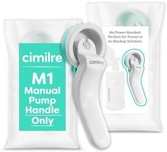Cimilre M1 Manual Breast Pump Handle, Converts Any Cimilre Collection Kit into a Manual Breast Pump, No Power Needed, Perfect for Travel or As Backup Solution