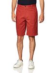 Dockers Men's Perfect Classic Fit Shorts (Regular and Big & Tall), Bank Red, 34