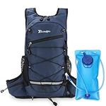 Hydration Backpack for Men and Women, CestMall Water Pack with 2L Water Bladder Lightweight Hiking Rucksack Hydration Vest Bag Pack Perfect for Outdoor Cycling Marathon Running Skiing Camping Climbing