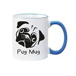 PUG MUG, valentines, christmas, anniversary, birthday, FATHER'S DAY,Mother's Day gift for him/her