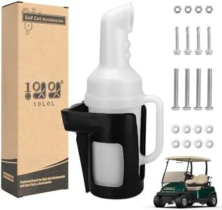 10L0L 2024 Newest Golf Cart Sand Bottle for Yamaha EZGO Club Car with Grip Hand Design, Divot Filler Sand Bottle Assembly with Rattle Proof Holder (1 Pack)