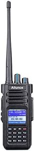 Ailunce HD1 Ham Radio, Dual Band Two Way Radio, DMR Handheld Radio, Long Range Portable Radio 3200mAh Rechargeable FM Radio Emergency Alarm, Walkie Talkie for Outdoors with Antenna (Black 1 Pack)