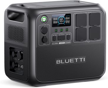 BLUETTI AC200L Portable Power Station, 2048Wh LiFePO4, 2400W AC, Expandable