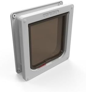 Cat Mate 4 Way Locking Cat Flap with Door Liner White