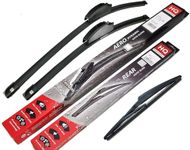 HQ AUTOMOTIVE Aero Flat Windscreen Wipers Wiper Blades Fit TOYOTA Prius 2016-2021 Front Rear ADC61-821|HQ16P