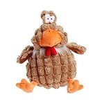 Petface Farmyard Buddies Chunky Chicken Plush Dog Toy