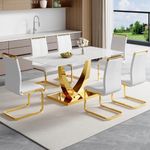 NYEESS 63” Dining Room Table Set fo