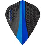 Harrows Retina Dart Flights - 100 Micron - Extra Strong - Kite - 10 Sets (30) (Dark Blue)