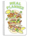 BookFactory Meal Prep Journal/Food Prepping Log Book/Meal Prepper Logbook, Wire-O - TransLux Cover, 100 Pages, 6" x 9"(FOOD-100-69CW-PP-(MealPlanner))