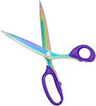 Winkwinky Dressmaking Scissor, 10 Inch Heavy Duty Titanium Fabric Scissor, Tailor Scissor, Dressmakers Shear for Altering, Sewing, Cutting Fabric & Clothes