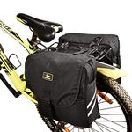 GR GOLDEN RIDERS Polyester Bicycle Rear Wheel Touring Double - Sided|Saddle Bag| For Cycle