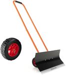 GYMAX Snow Shovel, 76cm Snow Pusher