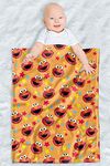 LOGOVISION Sesame Street Lightweight Baby Blanket, 30"X40", Elmo Pattern Unisex for Infants Girls & Boys