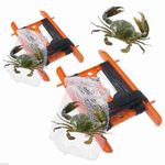 DPNY 2 x Crabbing Line with CRAB NET On Reel Crab Bag Weight Fishing NO HOOKS SAFE