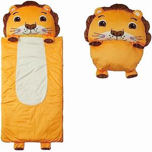 Nap Buddy Sleeping Bag for Kids, Convertible Sleeping Bag for Boys and Girls, Oeko TEX Certified, Travel Sleeper for Children, Lion