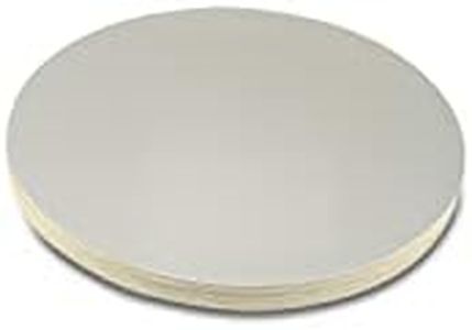 Mombake Cake Boards Rounds, 6 Inches Cake Stands Circle Base Cardboard Cakeboard(Silver, 10-Pack)