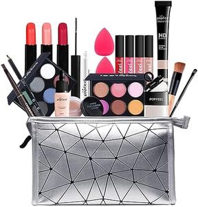 FantasyDay All-in-one Makeup Set Gift Surprise | Full Makeup Kit for Women Cosmetic Essential Starter Bundle Include Eyeshadow Palette Lipstick Blush Foundation Concealer Face Powder Lipgloss Brush