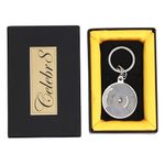 Celebr8 Personalised/Customized Calender Keychain for Men and Women, Perpetual Calendar Pendant, Premium Metal Keyring, Car Keychain, Pendant Keychain, Best Gift for Friend, Father, Son, BFF