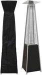 Dellonda Pyramid Gas Patio Heater 13kW for Commercial & Domestic Use, Supplied with Cover, Black - DG224
